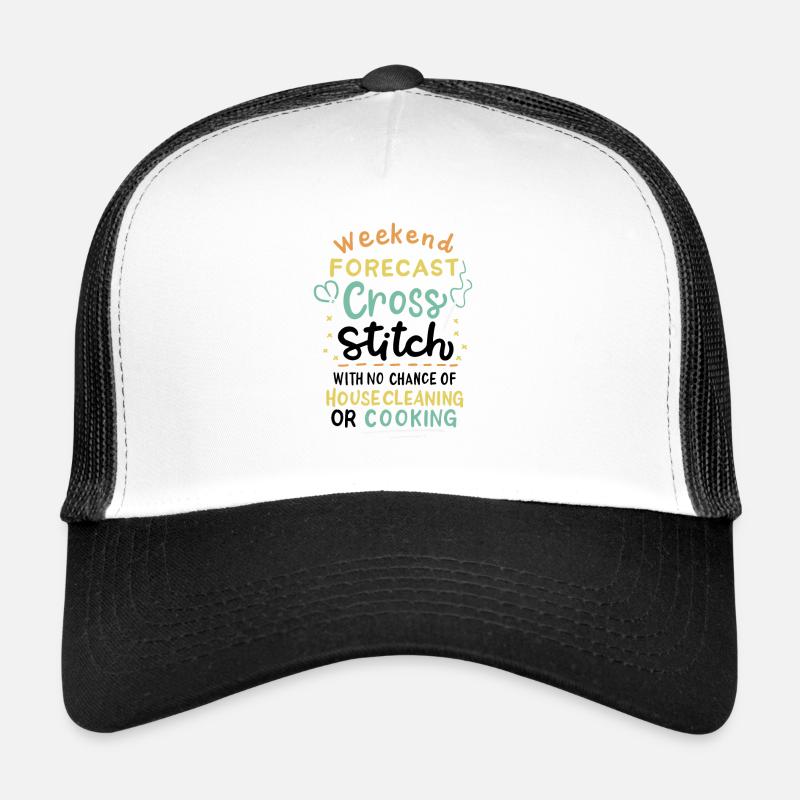Cross Stich Handarbeiten Trucker Cap