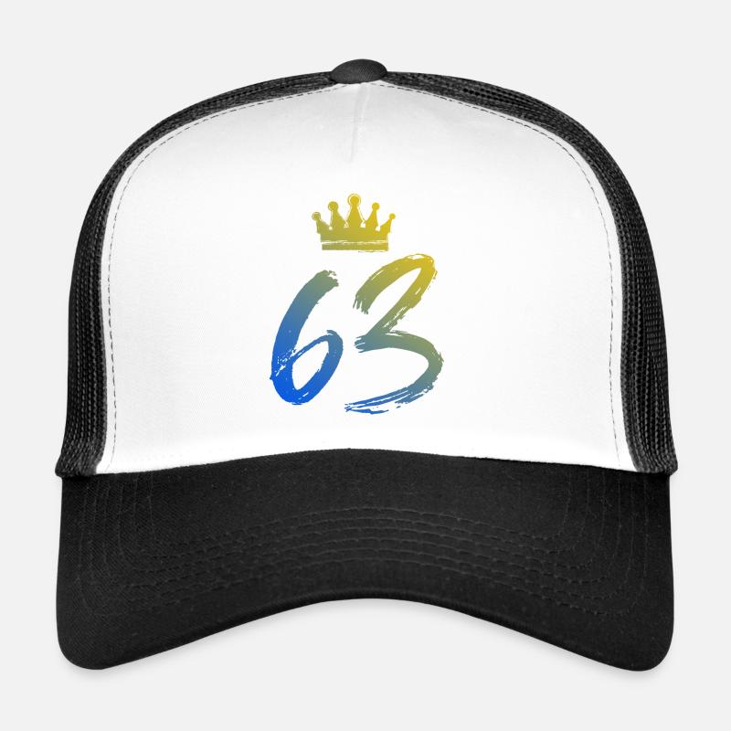 63 Couronne numérique Casquette trucker 