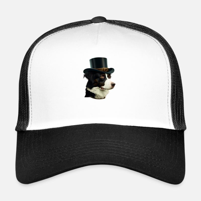 Hund Border Collie Hundemotiv Trucker Cap