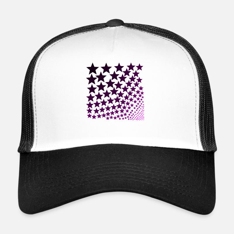 Sterne lila rosa Geschenkidee Trucker Cap