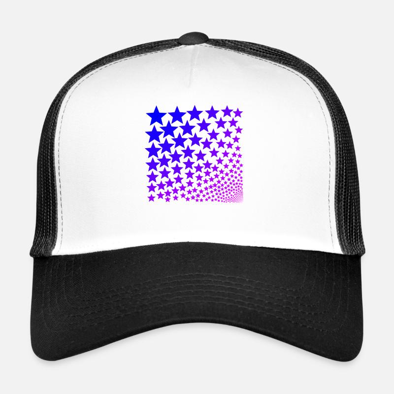 Étoile rose rose violet violet idée cadeau Casquette trucker 