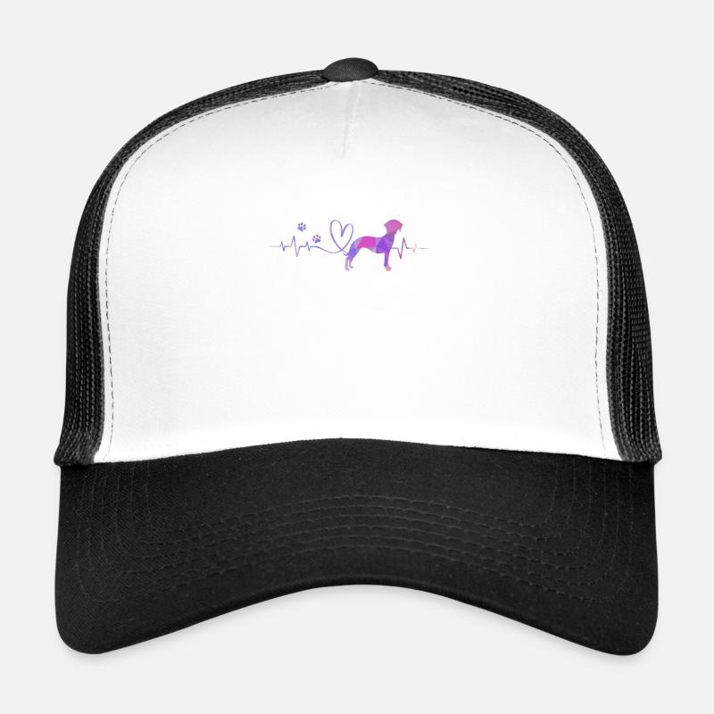 Whippet - Casquette trucker  - blanc/noir