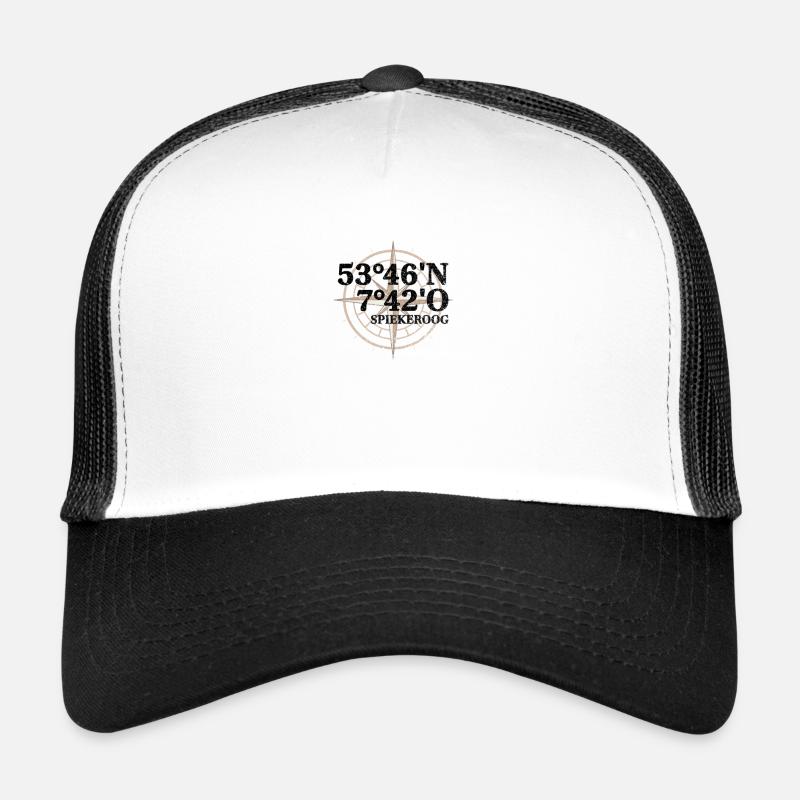Spiekeroog coordinates Trucker Cap