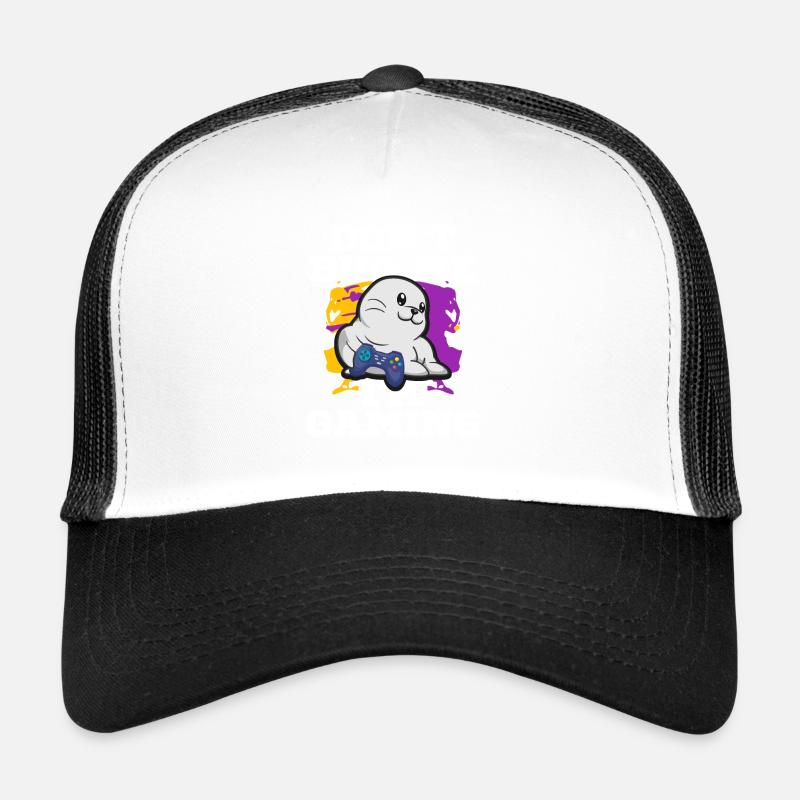 Zocken Gaming Computer Spiele Geschenk Trucker Cap