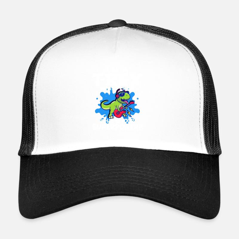 T-Rex - Trucker Cap - white/black