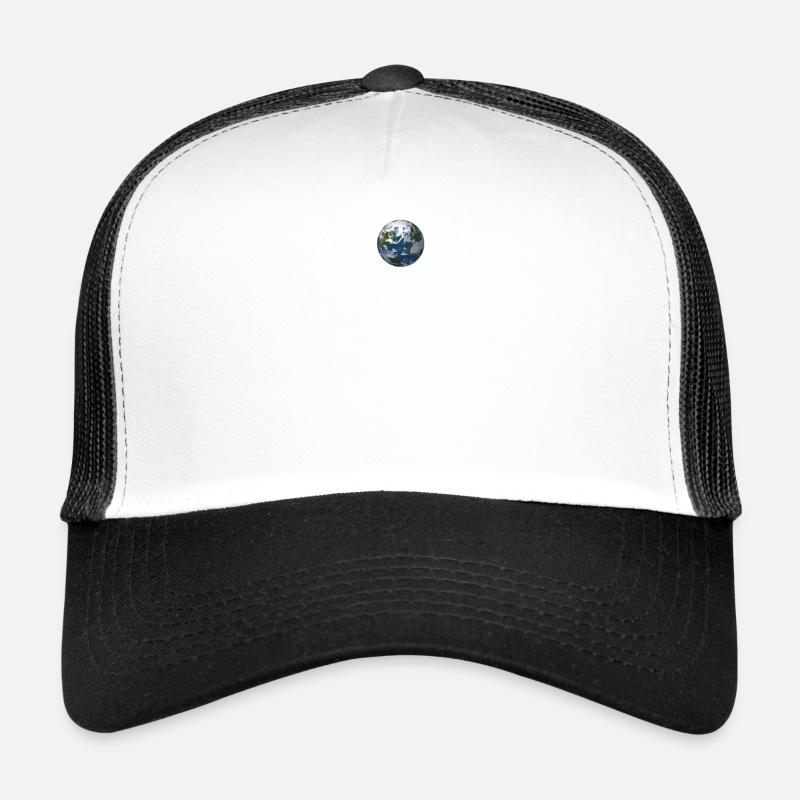 Erde - Trucker Cap - Weiß/Schwarz