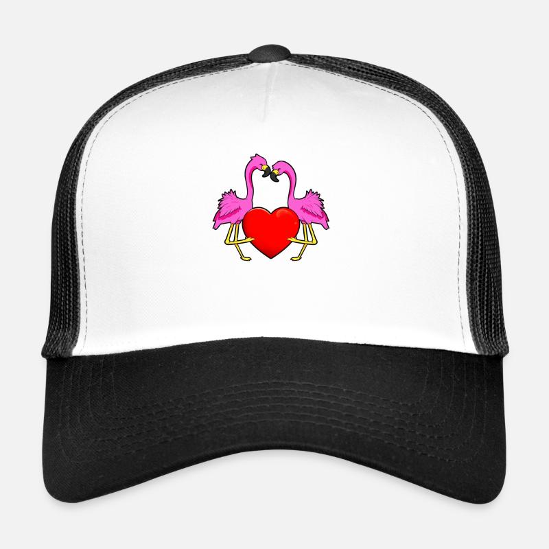 Flamingo Love Trucker Cap