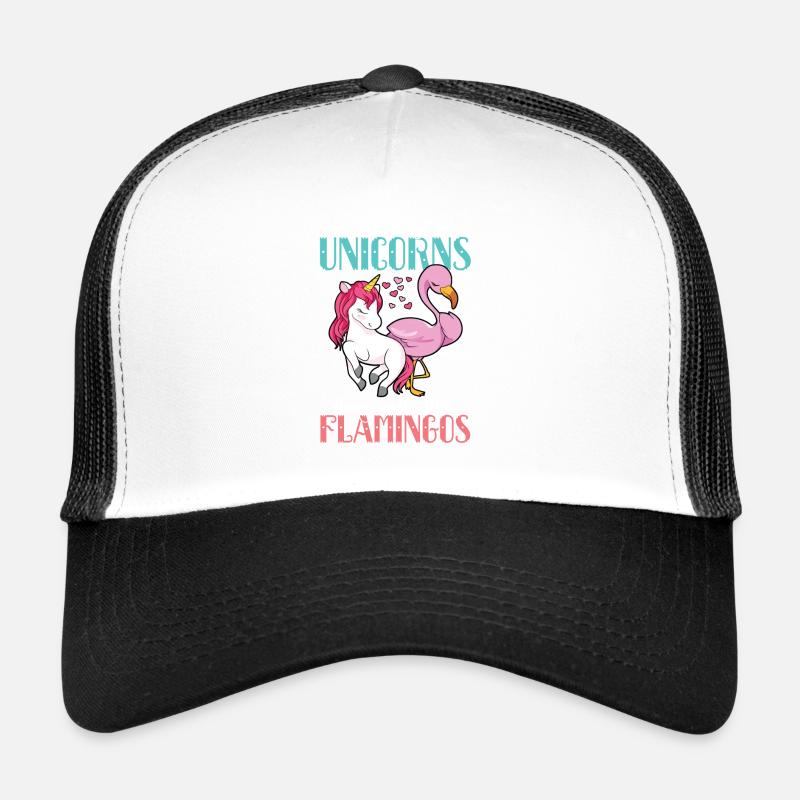 Flamingo Unicorn Trucker Cap