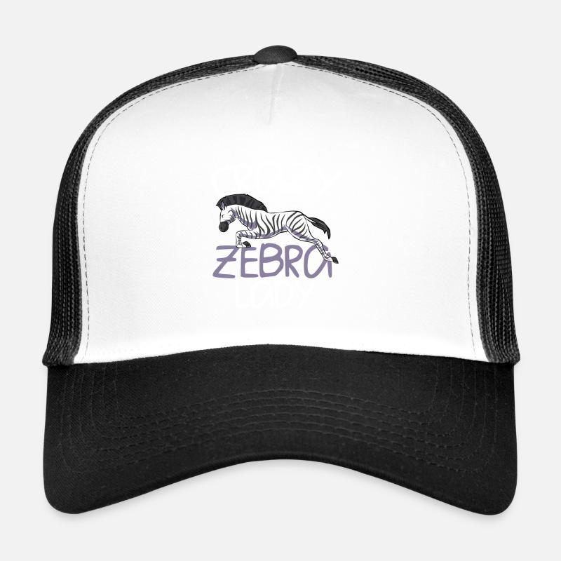 Zebra - Trucker Cap - Weiß/Schwarz