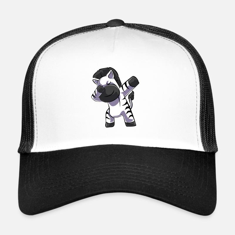 Zebra - Trucker Cap - Weiß/Schwarz