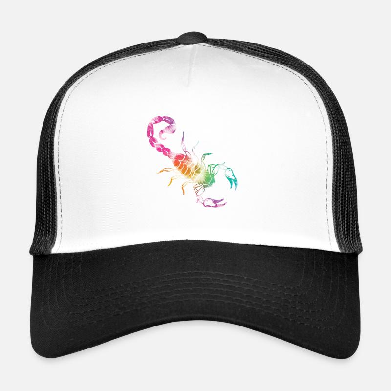 Skorpion - Trucker Cap - Weiß/Schwarz
