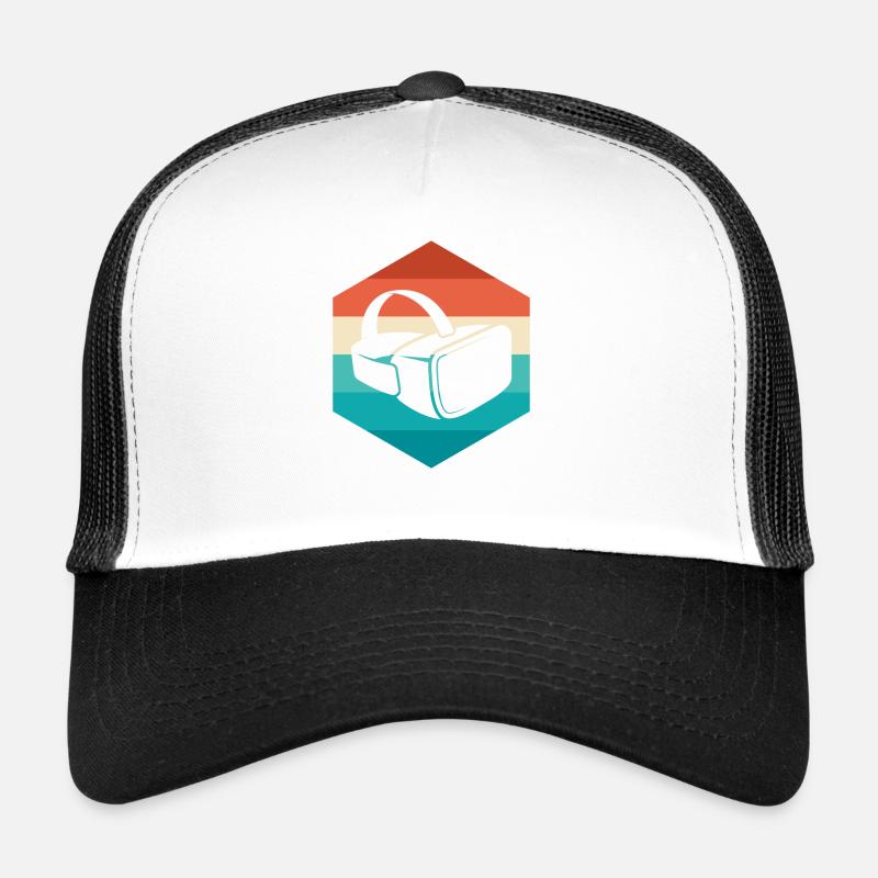 Virtual Reality VR Gift - Trucker Cap - white/black