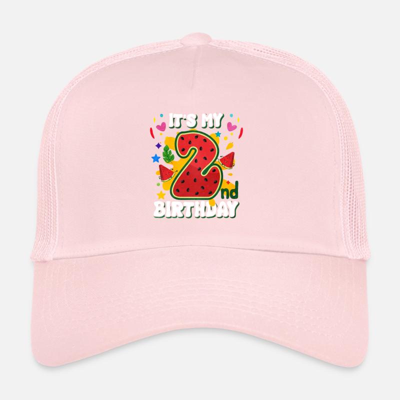 2. Geburtstag Wassermelone Sommer Geschenk Trucker Cap
