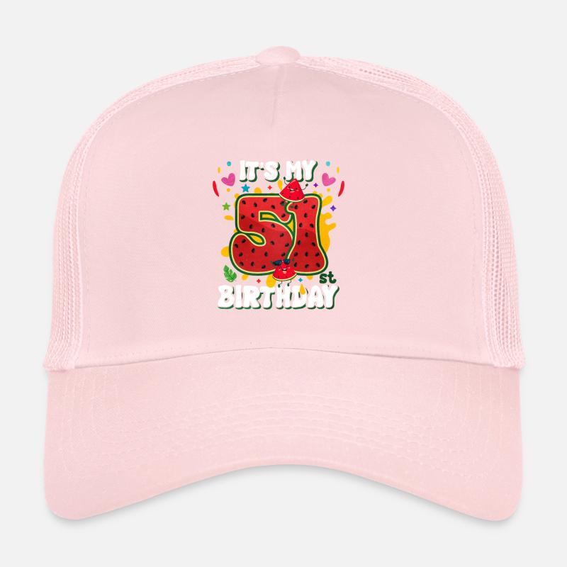 51. Geburtstag Wassermelone Trucker Cap