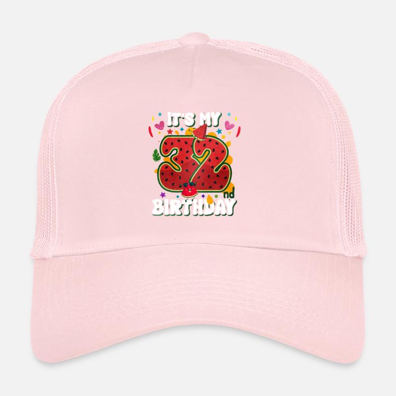 32e anniversaire de la pastèque Casquette trucker 