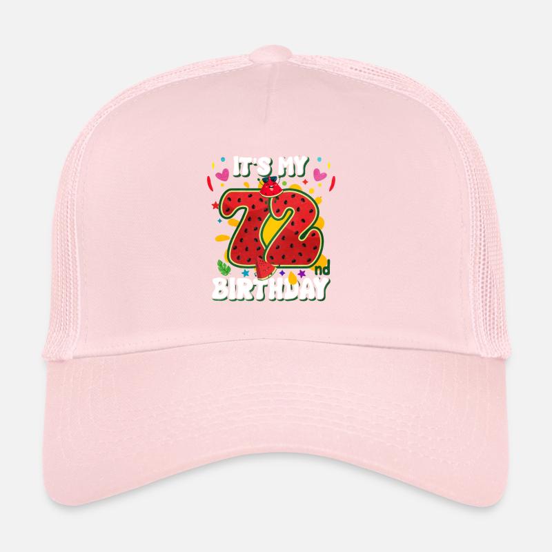 72e anniversaire pastèque Casquette trucker 