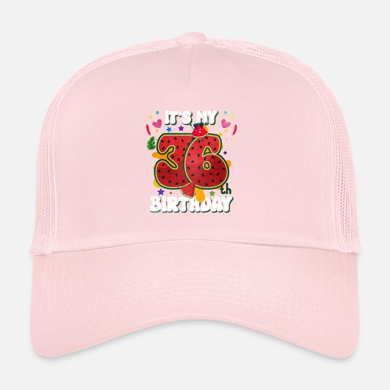 36. Geburtstag Wassermelone Trucker Cap