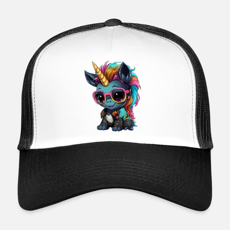Conception de licorne Punker Casquette trucker 