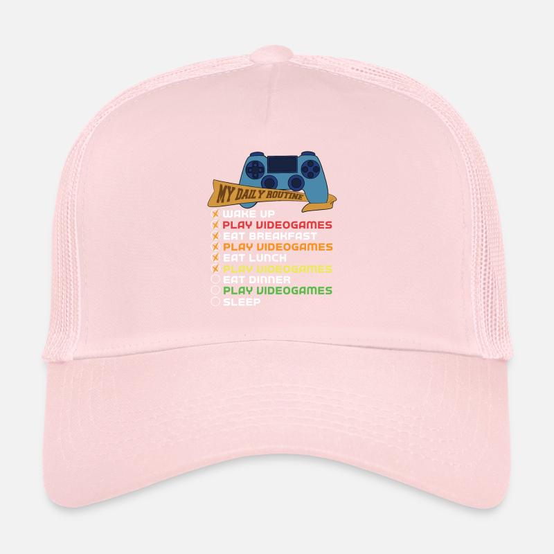 Mon joueur de jeu de routine quotidienne Casquette trucker 