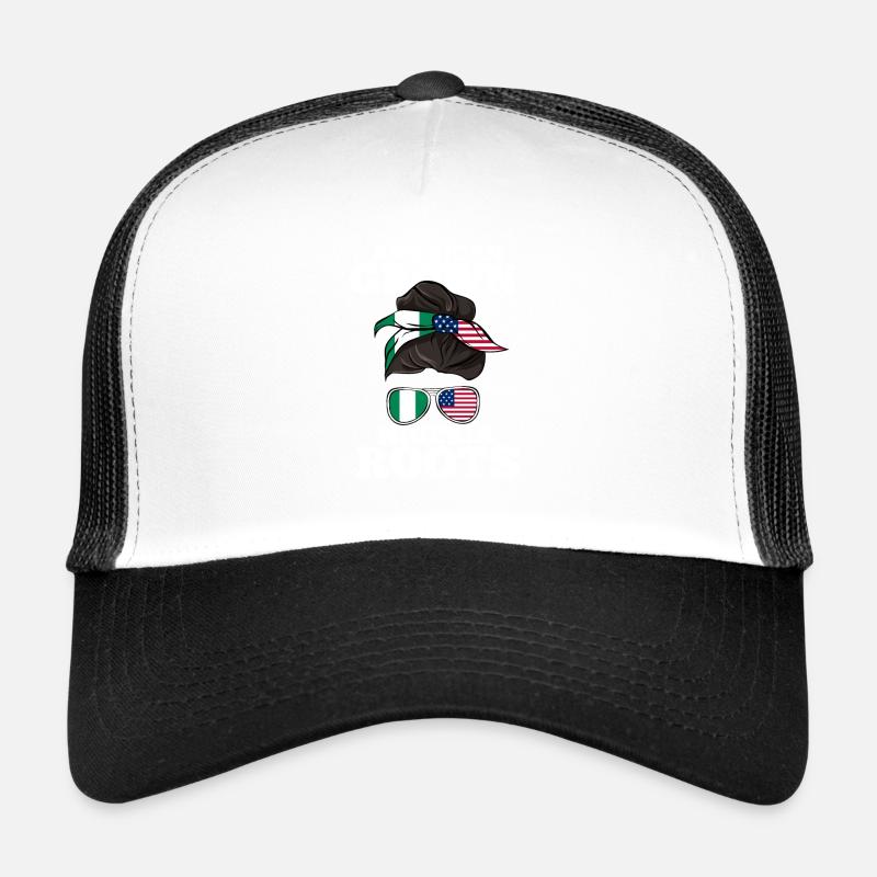 Nigeria - Trucker Cap - white/black
