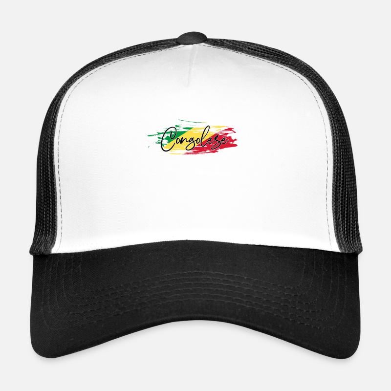 Congo - Casquette trucker  - blanc/noir
