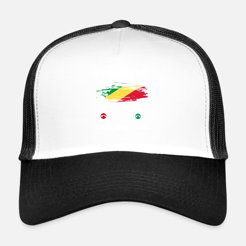Congo - Casquette trucker  - blanc/noir