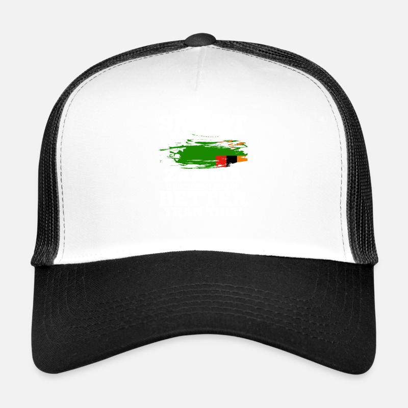 Sambia - Trucker Cap - Weiß/Schwarz