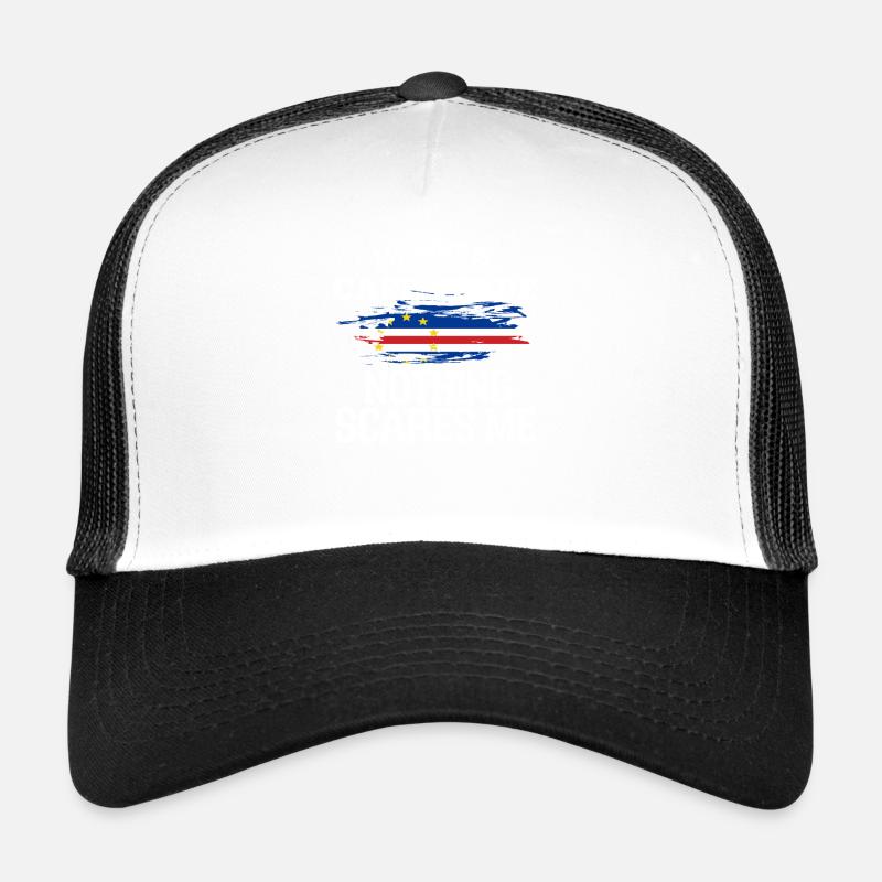 Cap-Vert - Casquette trucker  - blanc/noir