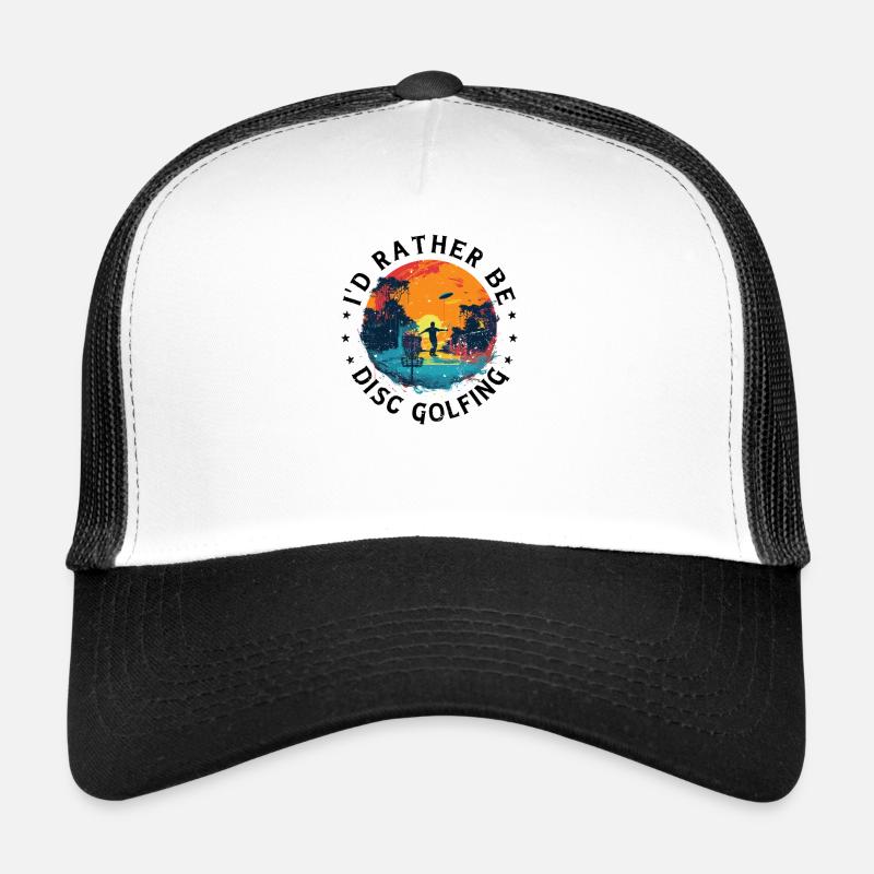 Disc Golf Player Disc Golfer Game Funny Dictons Casquette trucker 