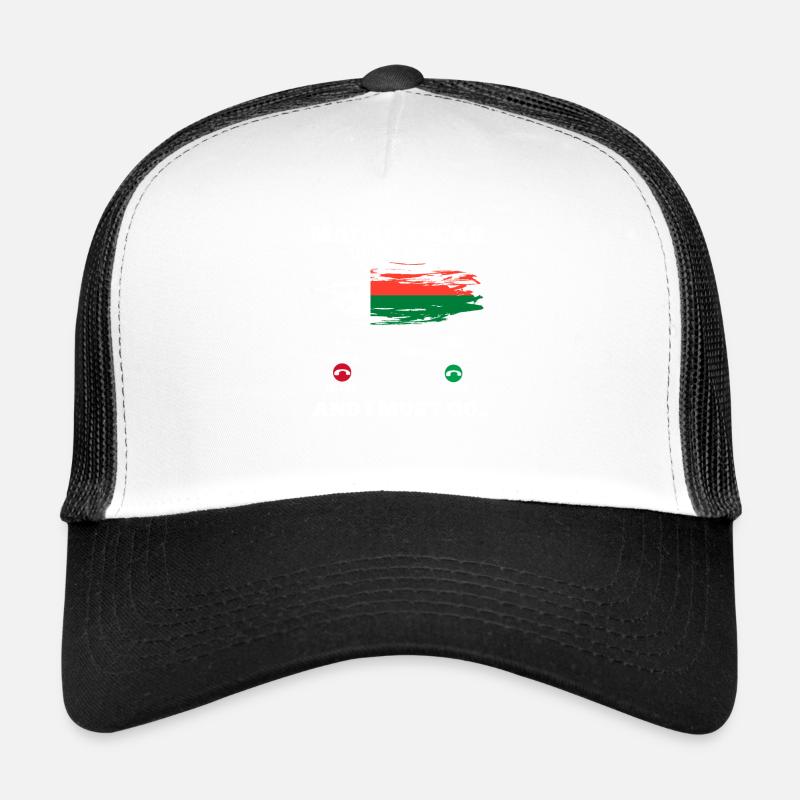 Madagaskar - Trucker Cap - Weiß/Schwarz