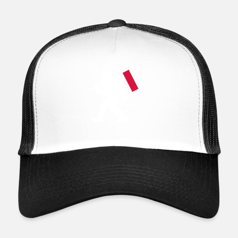 Polen - Trucker Cap - Weiß/Schwarz