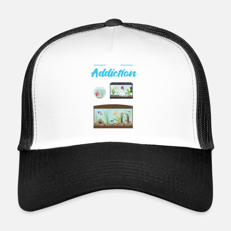 Aquarium - Trucker Cap - Weiß/Schwarz