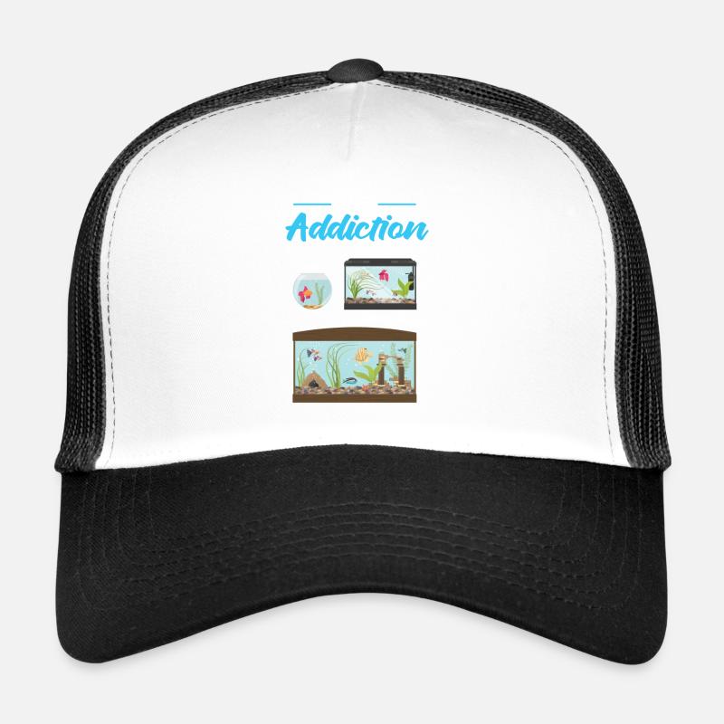 Aquarium - Trucker Cap - Weiß/Schwarz
