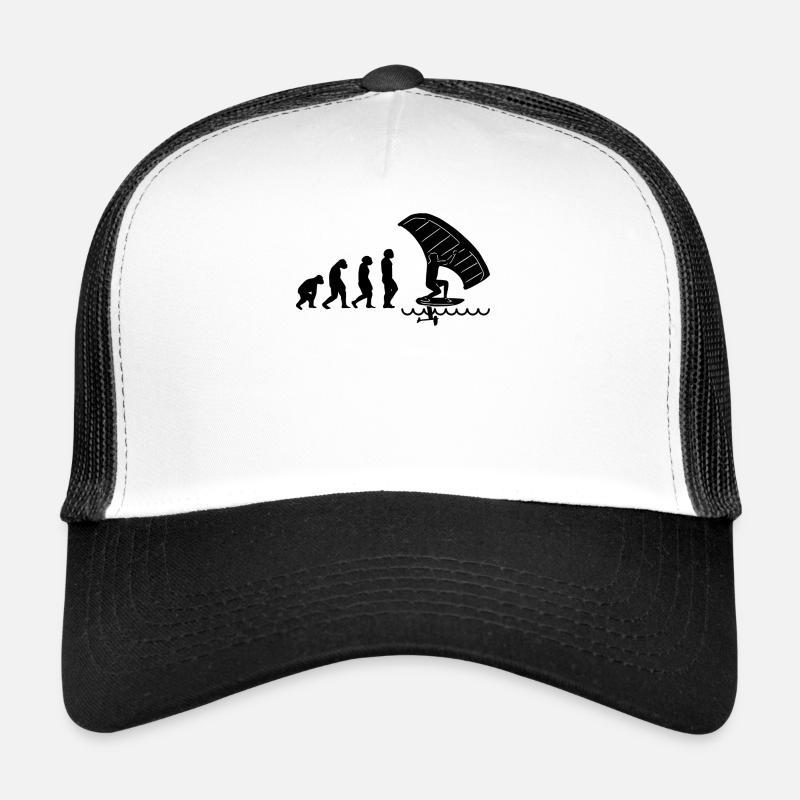 Wingfoil Surfer Wingfoiling Hydrofoil Evolution Casquette trucker 