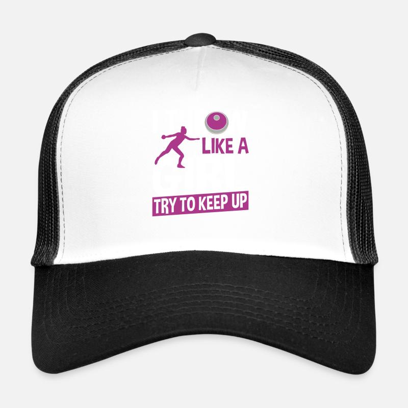 Discus Throw Discus Thrower Gift Trucker Cap