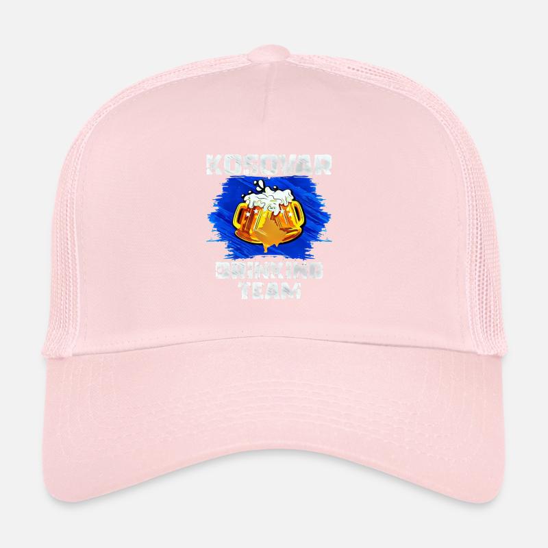 Équipe de beuverie du Kosovo Casquette trucker 