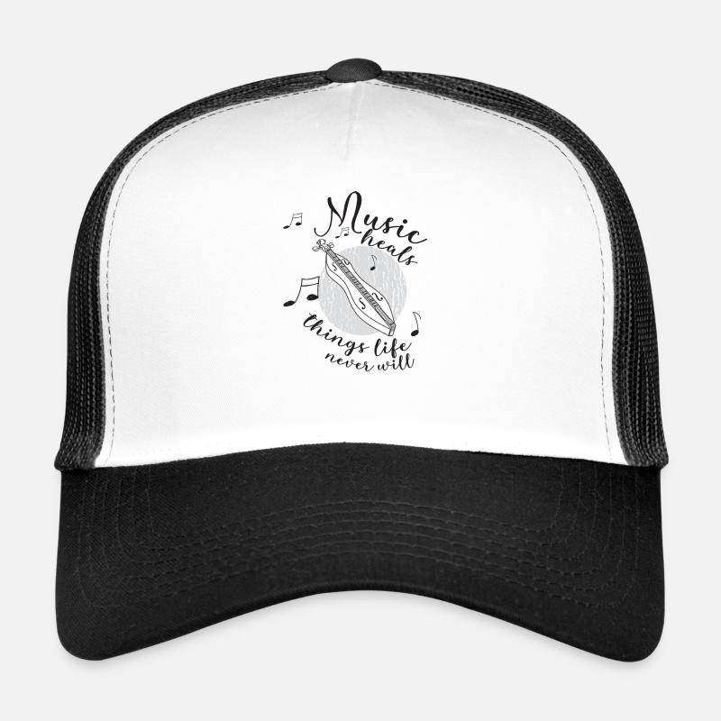Dulcimer-Musiker Zupfinstrument Hammered Dulcimer Trucker Cap