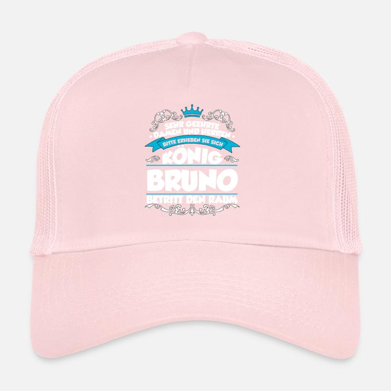 Bruno Name Design Trucker Cap