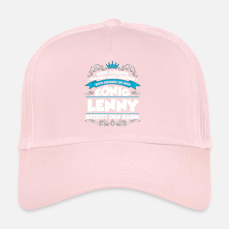 Lenny Name Design Trucker Cap