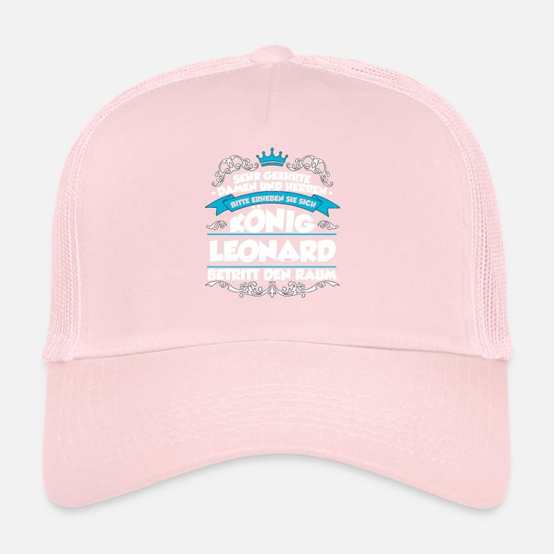 Leonard Name Design Trucker Cap
