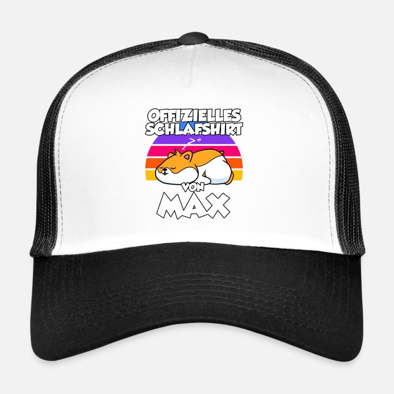 Offizielles Schlafshirt Von Max - Trucker Cap - Weiß/Schwarz