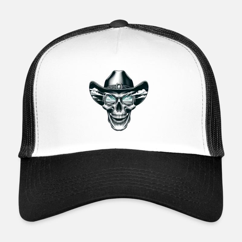Wild Gallop Skull Tee équitation liberté et Casquette trucker 