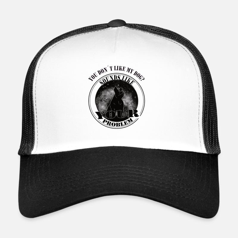 Sounds like your Problem - Hubndebesitzer-Doglover - Trucker Cap - white/black