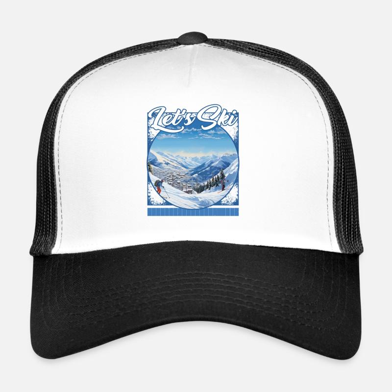 Let’s Ski Station de ski Diptyque Pristine Peak Casquette trucker 
