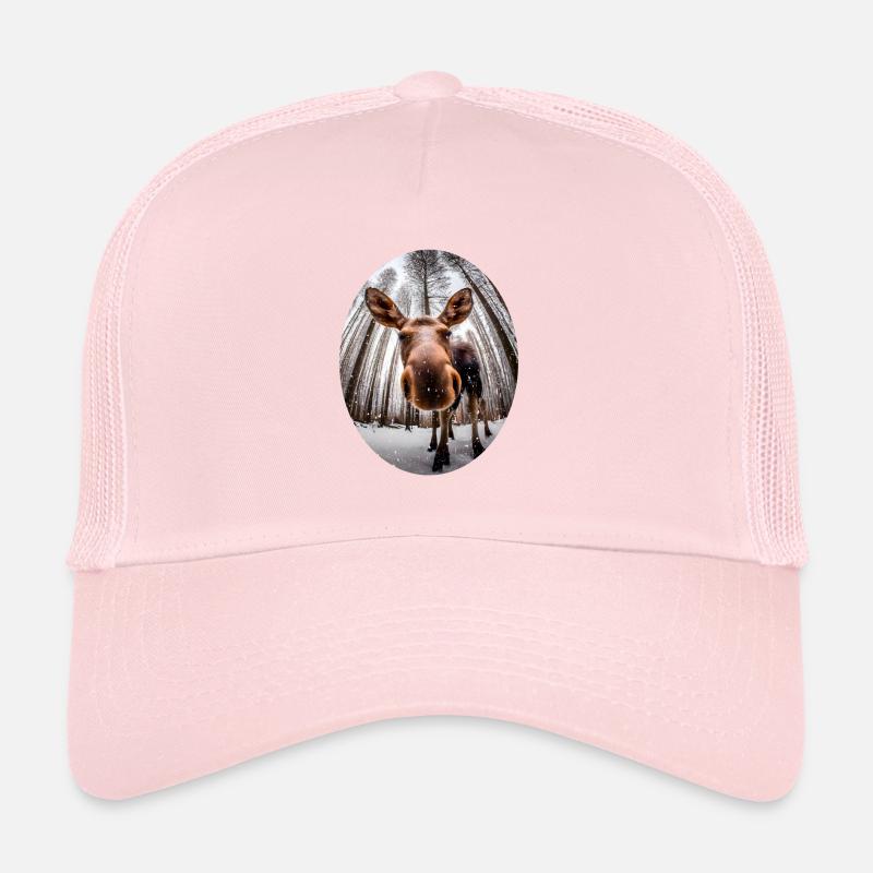 Moose funny and witty Trucker Cap