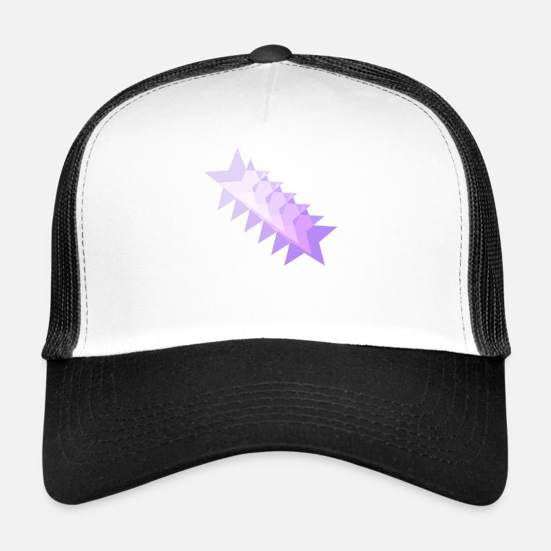 Stars pink purple pink gift idea pattern Trucker Cap