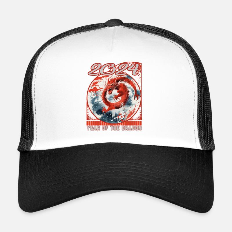 Chinesisches Neujahr des Drachen-Kalligraphie-Stils Trucker Cap