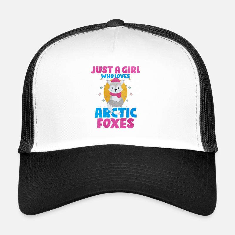 Cute arctic fox gift Trucker Cap