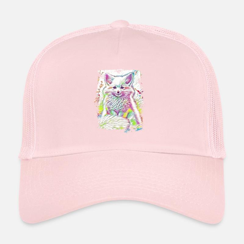 Niedliches Polarfuchs-Geschenk Trucker Cap