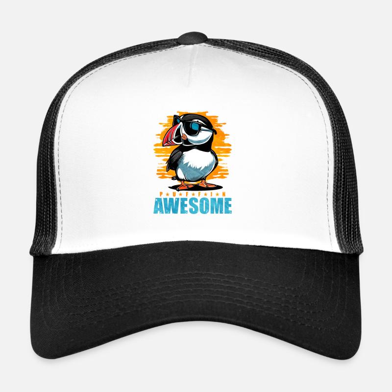 Puffin Bird Gift Trucker Cap